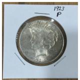 1923-P PEACE SILVER DOLLAR