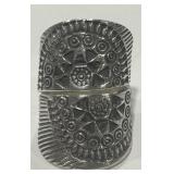 STERLING SILVER RING 11.3 GRS
