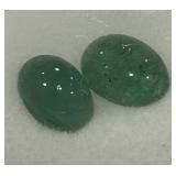 2.59CT CABOCHON EMRALD GEMSTONES