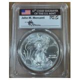 2017 AMERICAN EAGLE SILVER COIN MS70