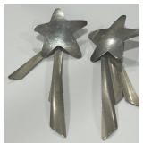 STERLING SILVER EARRINGS 10.8 GRS