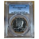 1976-S 50C PR69DCAM CLAD