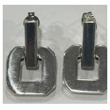 STERLING SILVER EARRINGS 12.1 GRS