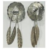 STERLING SILVER EARRINGS 25.1GRS
