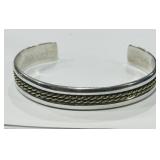 STERLING SILVER CUFF BRACELET 20 GRS