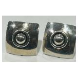 STERLING SILVER EARRINGS 8.9GRS