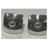 STERLING SILVER EARRINGS 9.2 GRS