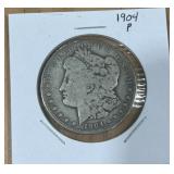 1904-P MORGAN SILVER DOLLAR