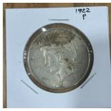 1922-P PEACE SILVER DOLLAR