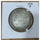 1879-P MORGAN SILVER DOLLAR