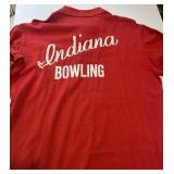 INDIANA BOWLING RED SHIRT SIZE LARGE