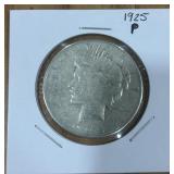 1925-P PEACE SILVER DOLLAR