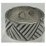 STERLING SILVER RING 6.2 GRS