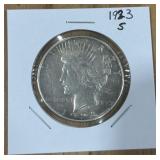 1923-S PEACE SILVER DOLLAR