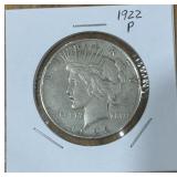 1922-P PEACE SILVER DOLLAR