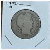 1902-O BARBER HALF DOLLAR
