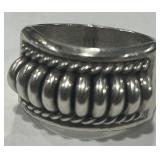 STERLING SILVER RING 8.8 GRS