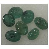 2.18CT CABOCHON EMRALD GEMSTONES