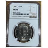1983 D 50C MS65