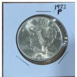 1922-P PEACE SILVER DOLLAR