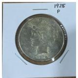 1925-P PEACE SILVER DOLLAR