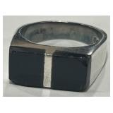 STERLING SILVER RING 7.1 GRS