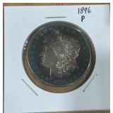 1896-P MORGAN SILVER DOLLAR