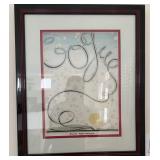 M - VINTAGE VOGUE MAGAZINE COVER FRAMED (L17)