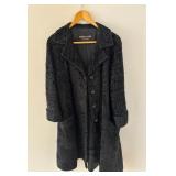 M - ROBERTS-LIEBES PERSIAN LAMB FUR COAT (R20)