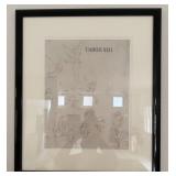 M - DISNEY ORIGINAL LAYOUT FRAMED (L19)