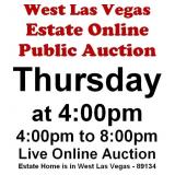 WELCOME TO OUR THUR. @4pm ONLINE PUBLIC AUCTION