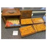 M - VINTAGE MAH JONG GAME SET (K27)