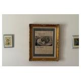 M - DISNEY CINDERELLA  ART FRAMED 18X16" (M19)