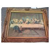M - LAST SUPPER ARTWORK FRAMED 15X19" (K69)