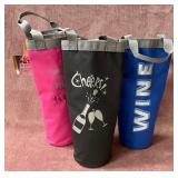 43 - THREE WINE CHILLER TOTES (T46)
