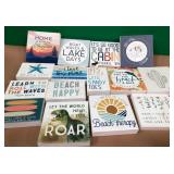 43 - MIXED LOT OF WALL DECOR PLAQUES (P45)