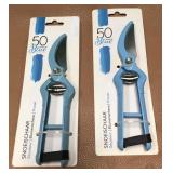 43 - TWO PAIR 50 SHADES OF BLUE PRUNERS (S55)