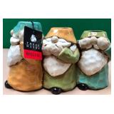 43 - THREE HANDS CERAMIC GNOMES VASE (S161)