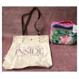 9 - TOTE BAG & STEPHEN JOSEPH LUNCH BOX (W29)