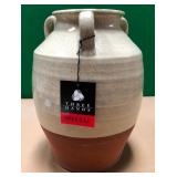 43 - THREE HANDS TWO-TONE CERAMIC VASE (S36)