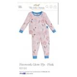 9 - MUDPIE FIREWORK GLOW PJS 24M/2T (G55)