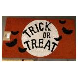 43 - TAG TRICK OR TREAT COIR DOOR MAT (S129)