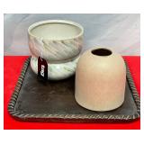 43 - MODERN CERAMIC SERVING BOWL SET (C110)