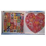 43 - COLORFUL FRAMED ART COLLECTION (B150)