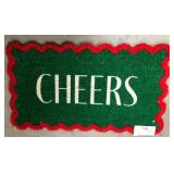 43 - TAG COIR CHEERS DOOR MAT (S131)