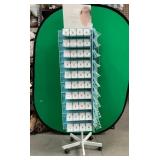 43 - LOT OF CHOSEN LOCKETS WITH REVOLVING STAND