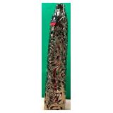 43 - 30"T PIERCED CERAMIC VASE (P21)