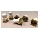 43 - LOT OF SIX BRASS WIRE BRUSHES (S85)