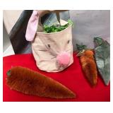 43 - EASTER BUNNY BASKET SET (B74)