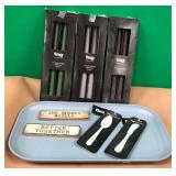 43 - TAG CANDLES, PLATTER, WALL PLAQUES (P62)